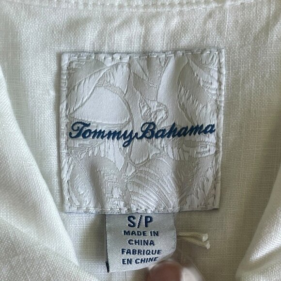 Tommy Bahama Women’s Jacket White Linen Two Palms Raw Edge $138 MSRP w/ GB logo - Picture 7 of 10